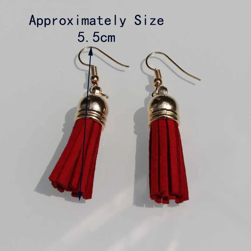 Fashion Tassel Drop Earrings For Women Jewelry Oorbellen Brincos Dangle Earing Accessories Bijoux Gift Simple Harajuku Style