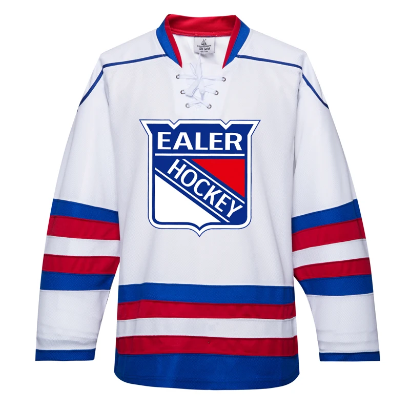 Han Duck free shipping Rangers ice practice hockey jerseys With Printing Han Duck Logo in stock customized E035