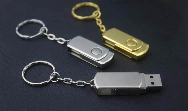 High Quality 32GB 16GB 8GB 4GB 64GB USB Drive Flash Stainless Steel USB 2.0 Flash Memory Pen Drive pendrive Festival gift