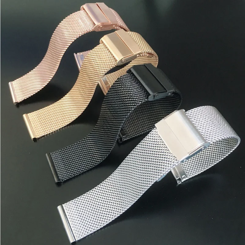 New Milanese Loop Band for DW Watch 20mm 18mm 304 Stainless Steel Sport Watch Strap Belt Metal Wristwatch Bracelet Replacement