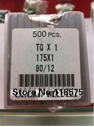 Not Insale Sewing Machine Stainless Circular One Set Organ Sewing Needle Tqx1 Tq*1 Tq1 80/12 Sewing Machine Parts