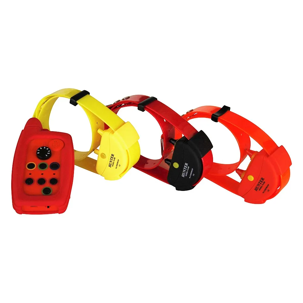 

WATERPROOF REMOTE DOG TRAINING COLLAR FOR 3 DOGS RANGE UP TO 10 KM IN OPEN AREA