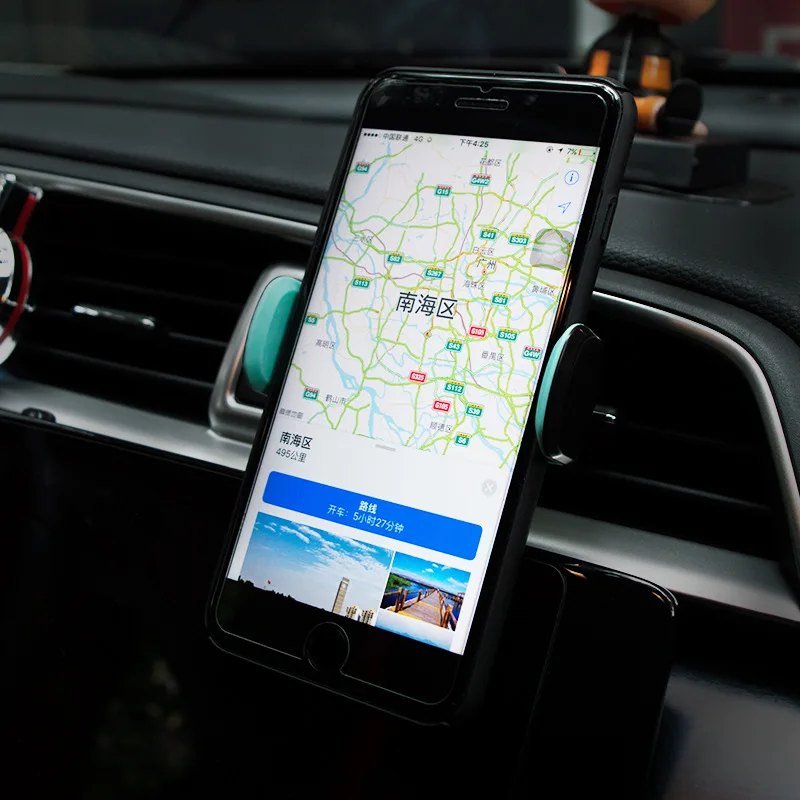 Auto Telefon Halter Für iPhone X 7 8 6 6s plus Air Vent Halterung Auto Halter Stehen 360 Grad ratotable Unterstützung Mobile Auto Telefon Stehen