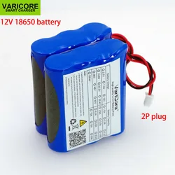 VariCore 12V 18650 2600mAh akumulator litowo-jonowy Monitor kamera telewizji przemysłowej baterii 12.6 V 1.8A 2A 2.2A 2.5A 2.6A 2.8A 3A baterie