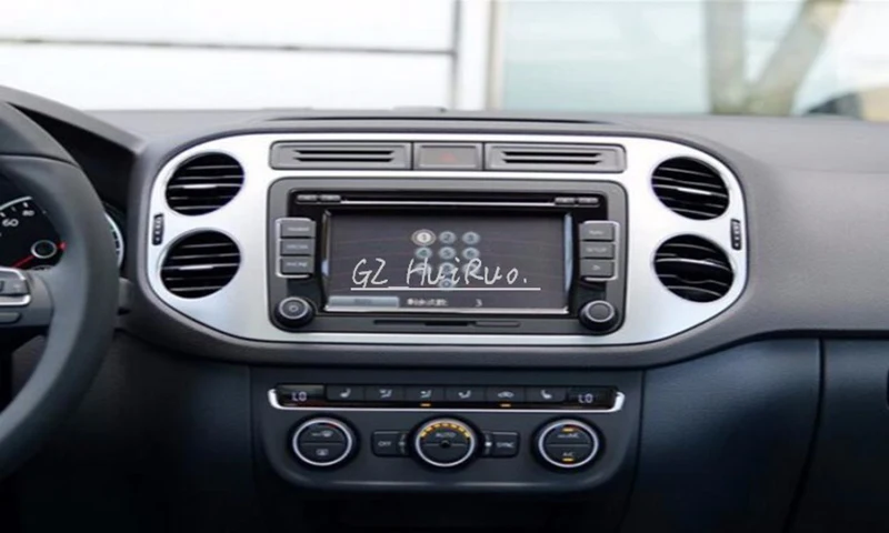 For Volkswagen vw Tiguan 2010-2015 air conditioning vent decorative frame outlet panel trim cover for tiguan accessories