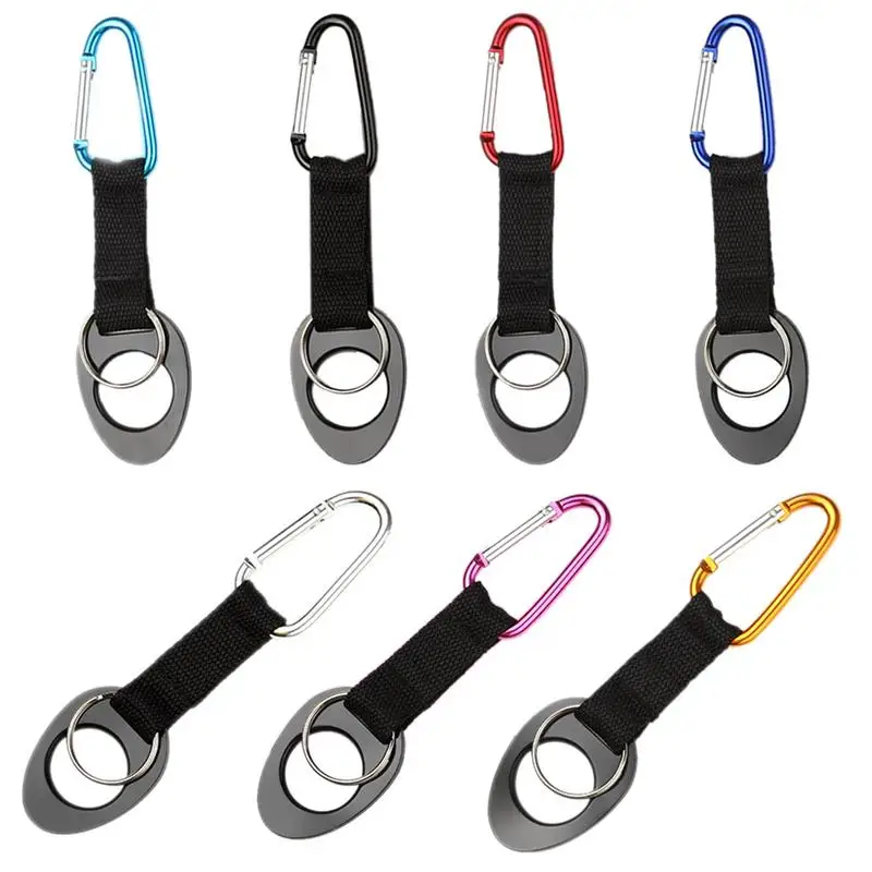 Outdoor Bottle Holder Clip Military Nylon Webbing Buckle Hook Climb Carabiner Belt Backpack Hanger for Camp 1 Pc High Quality