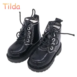 Tilda-zapatos de juguete para muñecas BJD, botas de cuero de simulación para muñecas, Minifee, accesorios de alta calidad, 7cm, 1/4