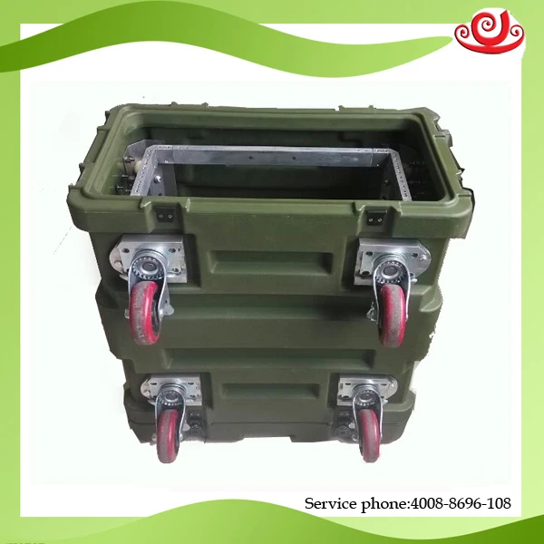 Tricases 고충격 방수 군용 랙 케이스, 공장 RU040 ODM OEM, 19 인치 4u
