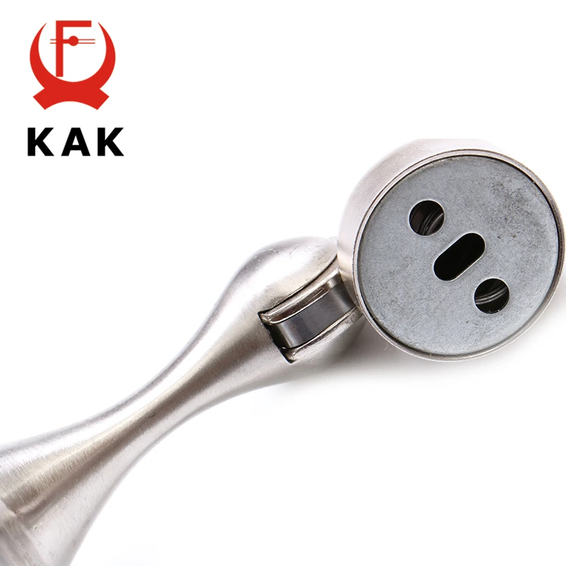 KAK Stainless Steel Magnetic Sliver Door Stop Stopper Holder Catch Floor Fitting With Screws For Bedroom Family Home Etc