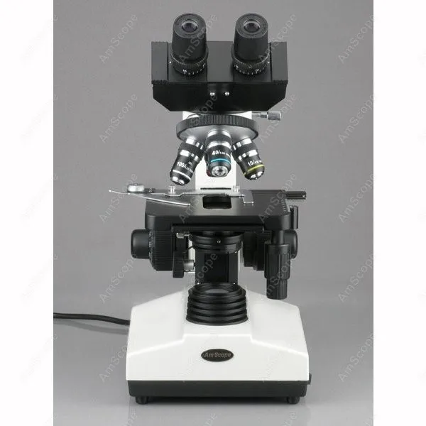 Binocular Compound Microscope--AmScope Supplies 40X-1000X Doctor Veterinary Clinic Biological Compound Microscope