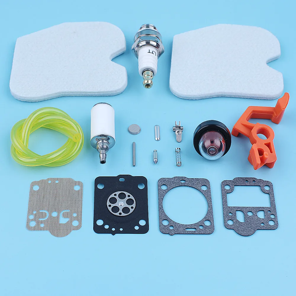 Imagem -04 - Filtro de Combustível de ar para Motosserra Service Carb Kit Chainsaw Spare Part Primer Bulb Spark Plug Grupo Peça Sobresselente de Substituição Mcmarloch Cs340 Cs380