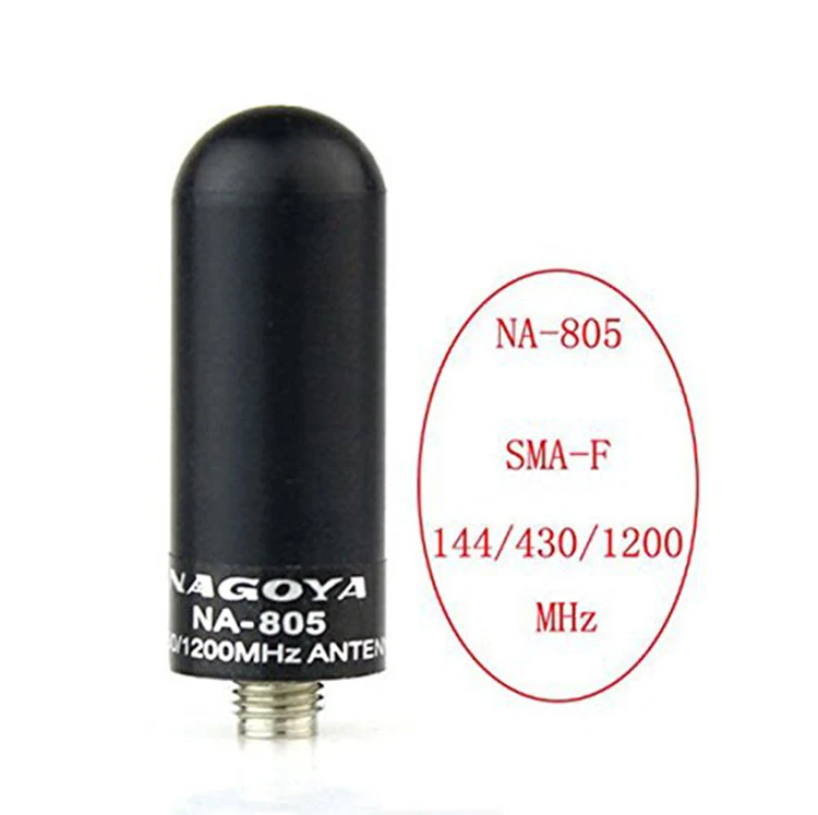 High gain 100% Nagoya NA-805 SMA-F Wide Band Antenna VHF UHF 144 / 430/1200MHz for Kenwood radio baofeng SMA Female hf antenna