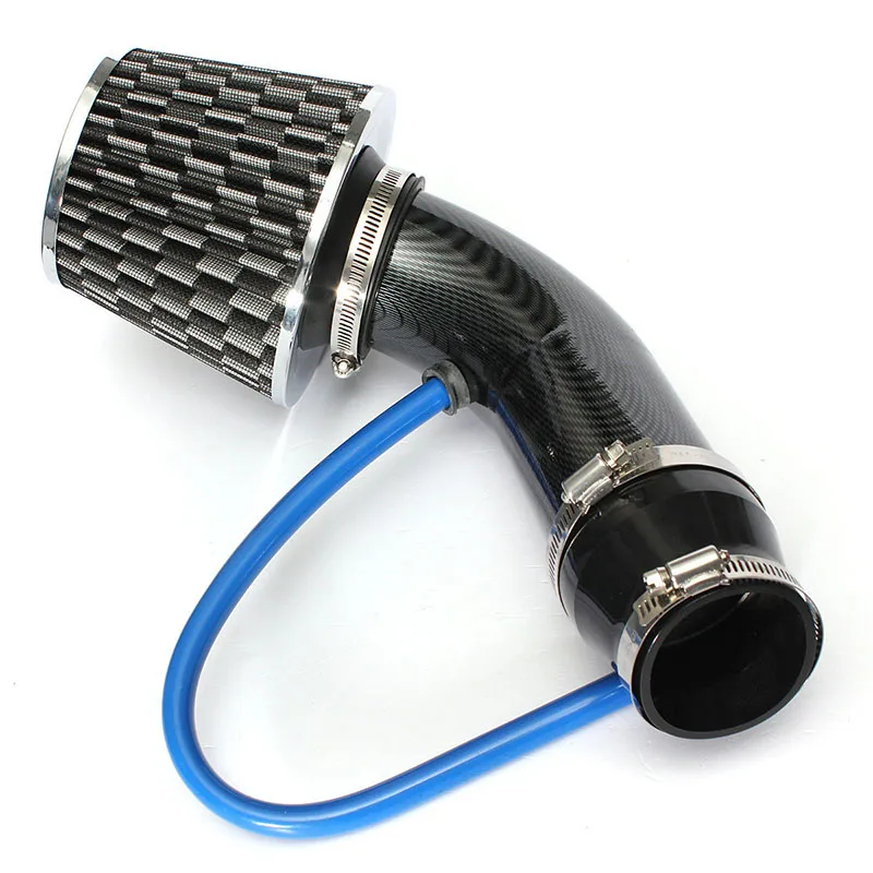 JX-LCLYL Universal Car Racing Cold Air Intake Filter Aluminum Pipe Power Flow Hose Kit