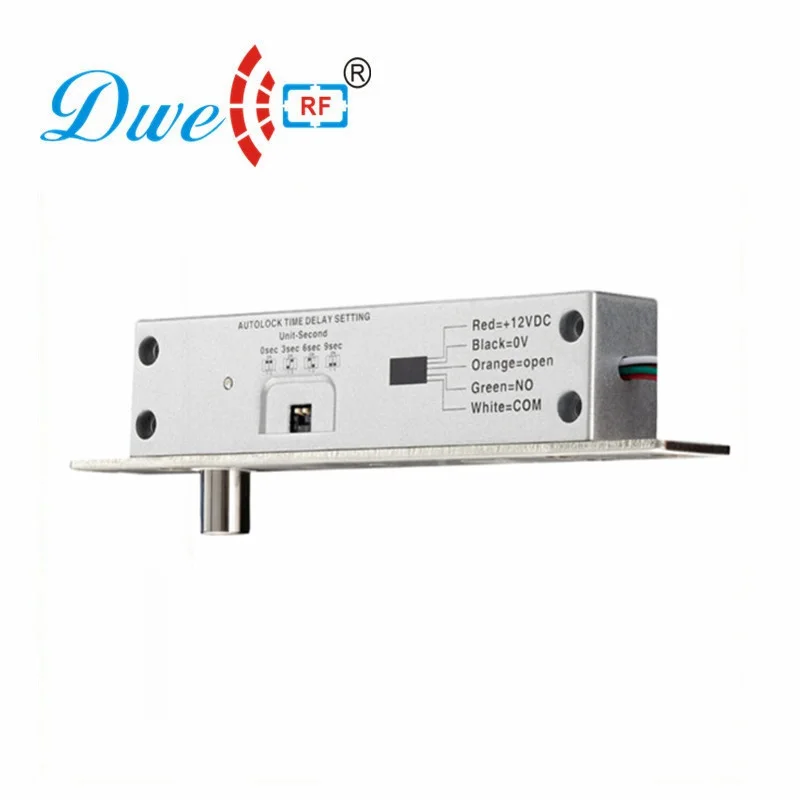

DWE CC RF access control door lock fail secure narrow door mortise electric bolt with strong holding force