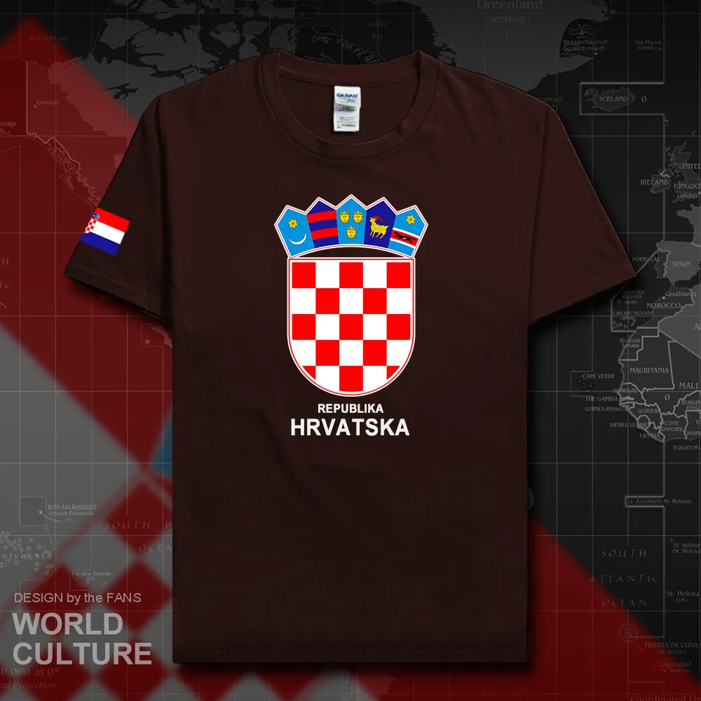 Croatia Hrvatska Croatian men t shirt 2018 jerseys nation tshirt 100% cotton t-shirt clothes tees country sporting HRV Croats 20