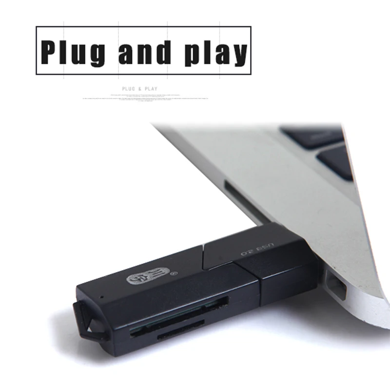 Kawau-قارئ بطاقة الذاكرة الذكية C295 ، USB 2.0 ، SD/Micro SD ، TF OTG ، محول بطاقة الذاكرة لأجهزة الكمبيوتر المحمول ، USB 2.0 من النوع C ، قارئ بطاقة SD