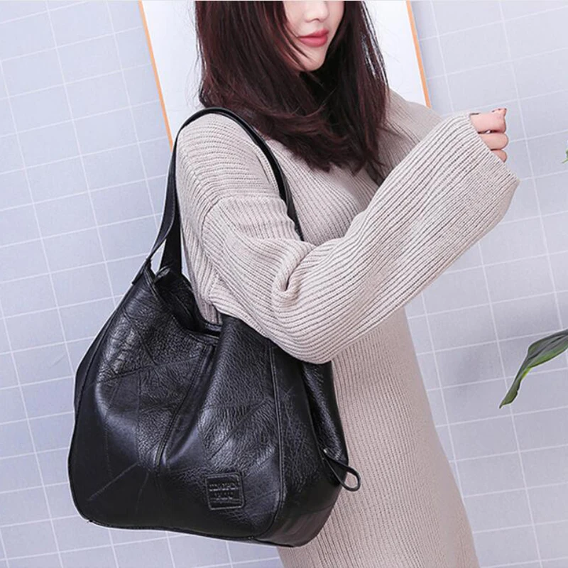 Yogodlns Vintage Frauen Handtasche Designer Luxus Handtaschen Frauen Schulter Tote Weibliche Top-griff Taschen Mode Marke – Detail 11