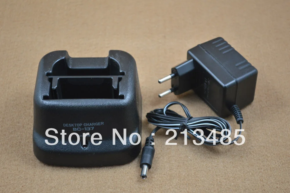 Bc-137 Charger untuk ICOM IC-A6 IC-A24 IC-V8 IC-V82 IC-U82 ic-f3gt, Ic-f4gt, Ic-f30gt, Ic-f40gt