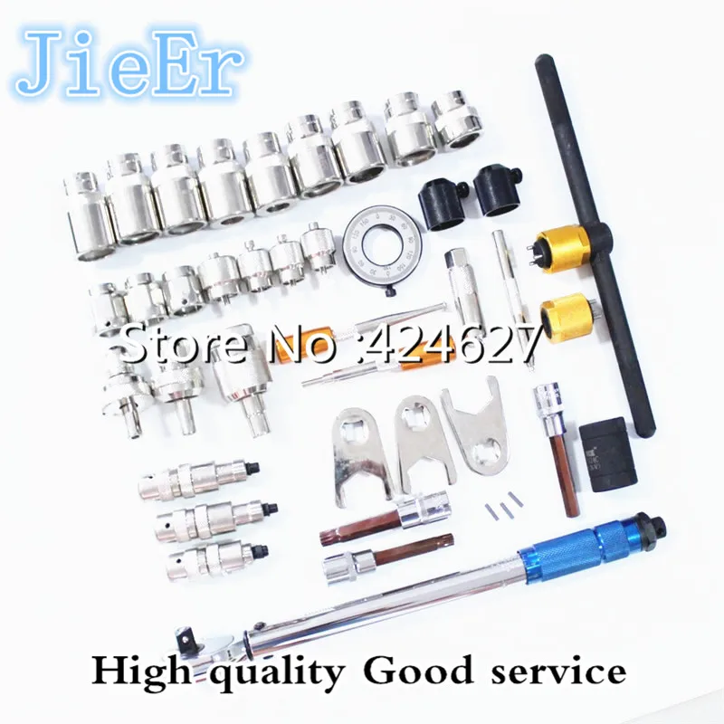 Fuel injector decomposition tool g019 universal repair and repair toolbox combination package multifunctional 38 sets of tools