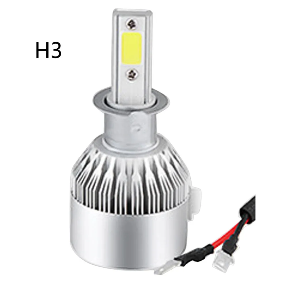 enjoydeal 2pc 360 degree LED Light Lamp Bulb Car Headlight Fog energy saving Auto Headlamp Super Bright COB Lamp Bulb Lighting