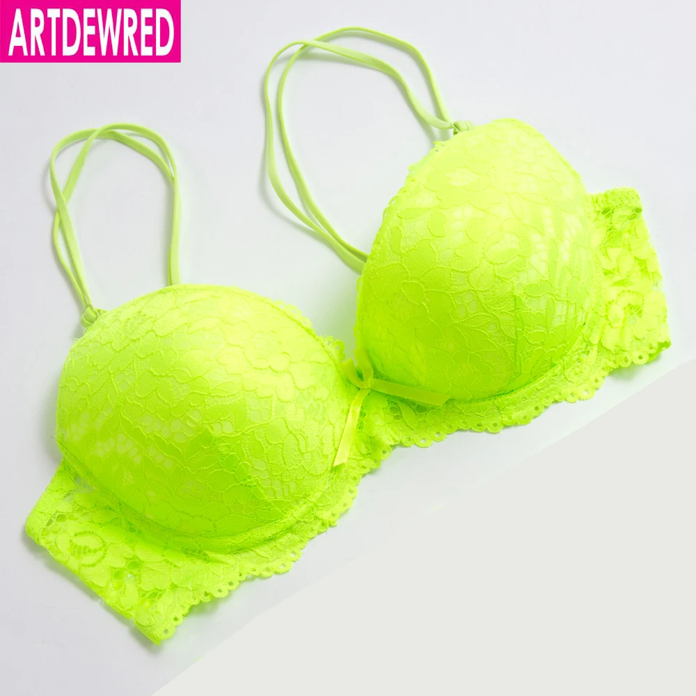 ARTDEWRED Dámské sexy bralette velké velikosti krajkové spodní prádlo push-up podprsenky 75 80 85 90 95 BCD Intimates Dámské bh podprsenky topy spodní prádlo - náhled 6