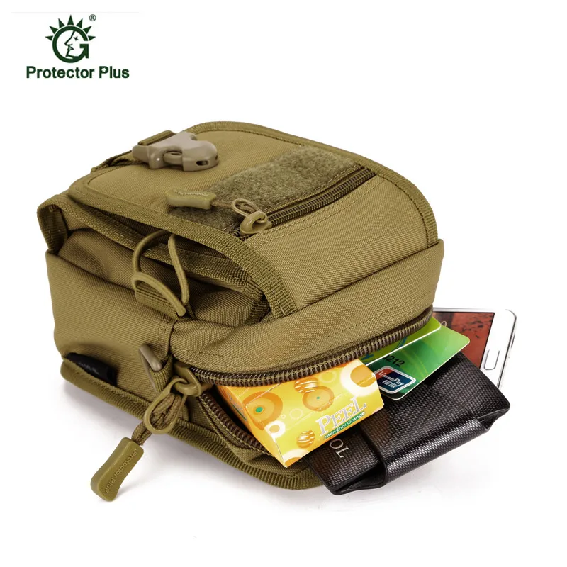 Tactiek Molle Pouch Belt Taille Verpakking Zak Kleine Pocket Militaire Fanny Pack Telefoon Pocket Hip Taille Riem Messenger Bag