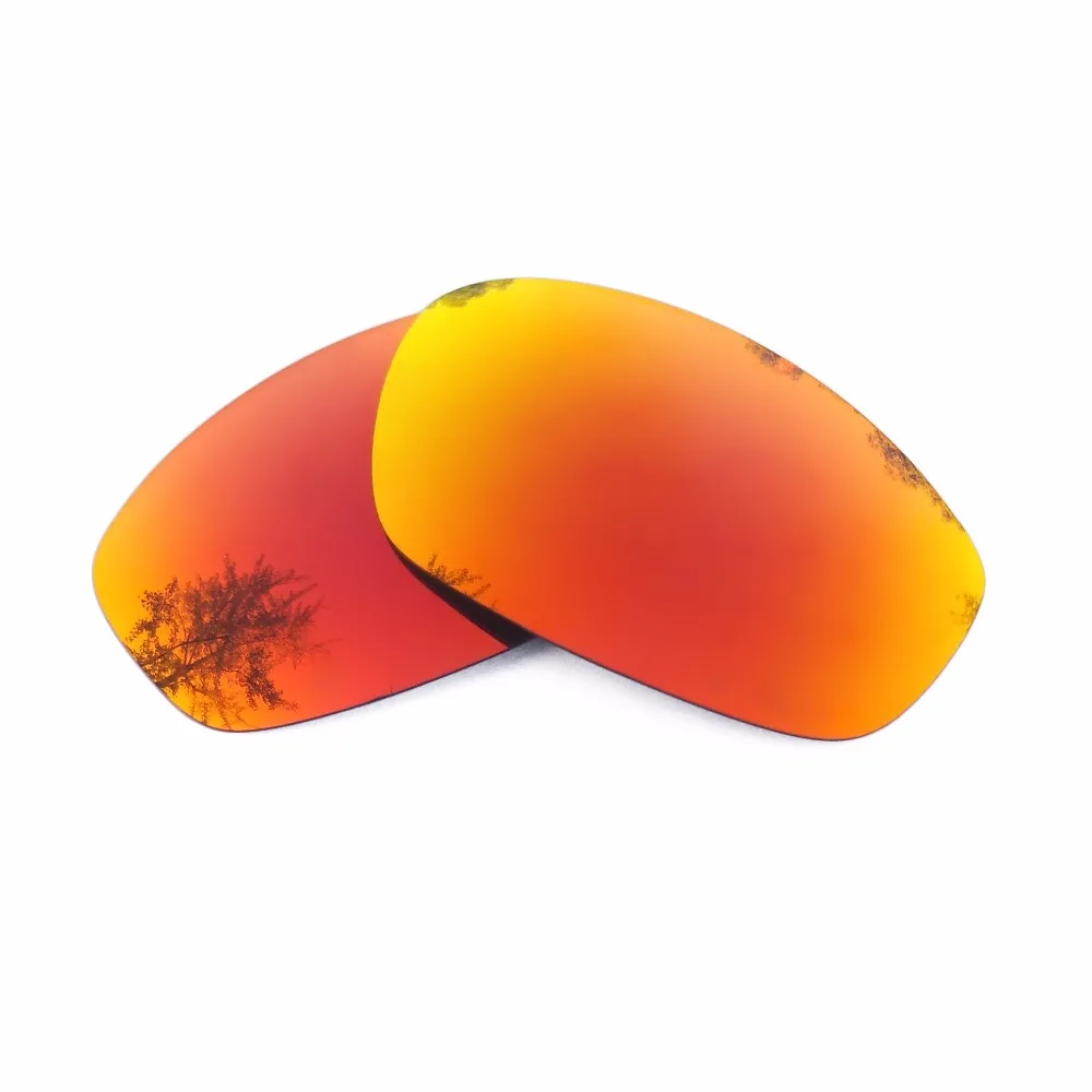 Orange Red Mirrored & Purple Mirrored Polarized Replacement Lenses for-Oakley Blender Frame 100% UVA & UVB