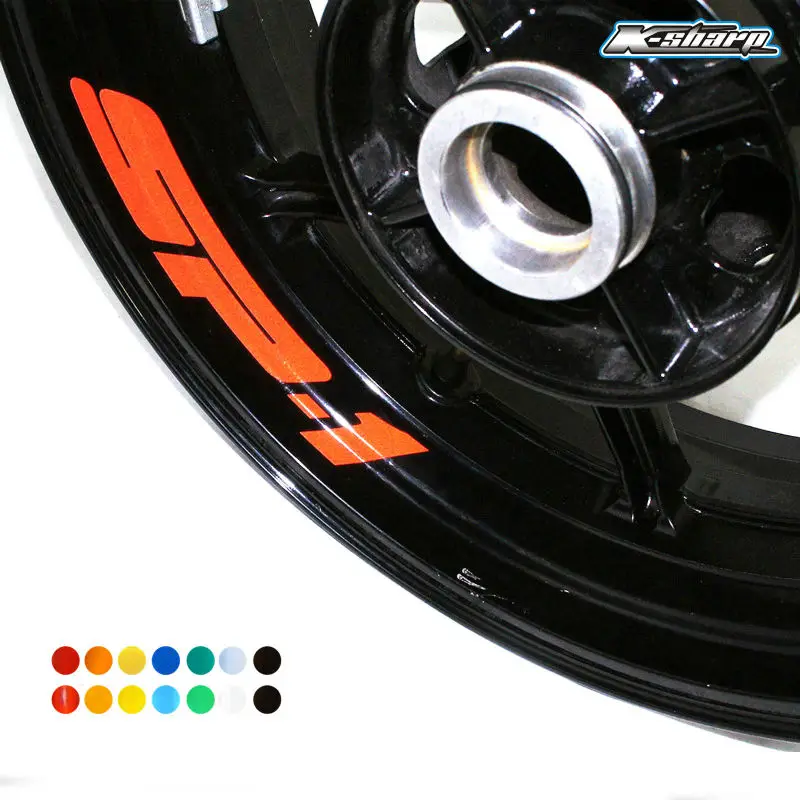 

8 X CUSTOM INNER RIM DECALS WHEEL Reflective STICKERS STRIPES FIT HONDA sp1 SP-1 sp 1