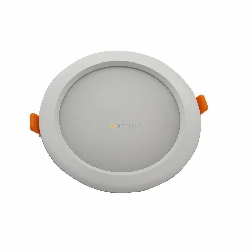 2.4G 15W RGB+CCT Dimmable LED Downlight FUT069 IP54 Waterproof Mi.Light DownLights AC86-265V Round Reccessed Light For Bathroom