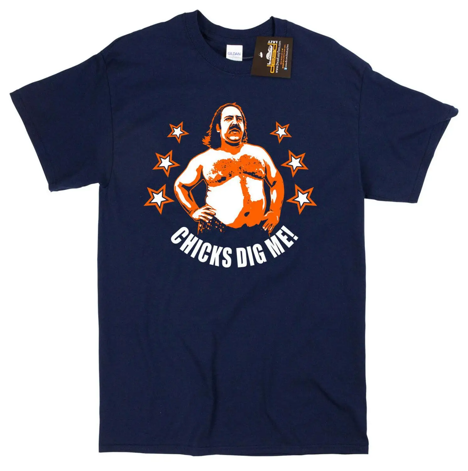 Ron Jeremy "Chicks Dig Me!" T-Shirt - Pornstar Inspired Retro Adult Film Latest Men Fashion Printed Men Cotton 3D t-Shirts