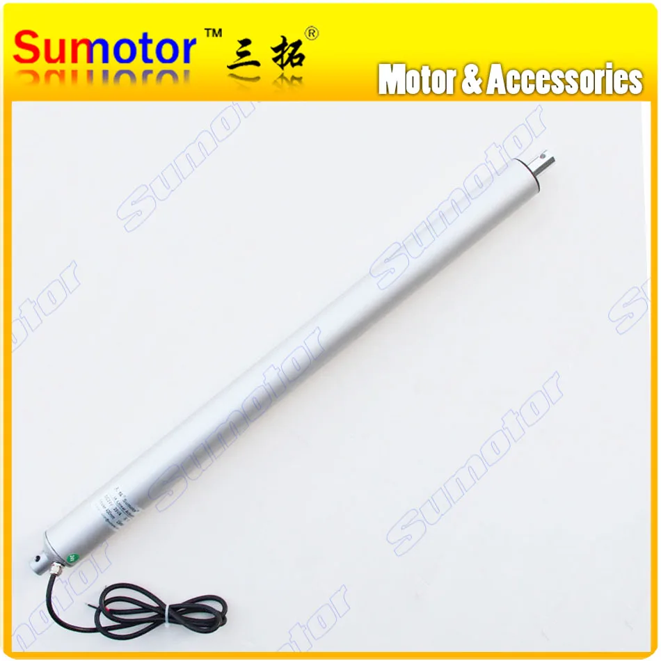 IX400 Stroke 400mm 16 inch OD 45mm DC 24V 15mm/s 90Kg Electric Linear Actuator Thin Tubular Motor Pusher windows door medical