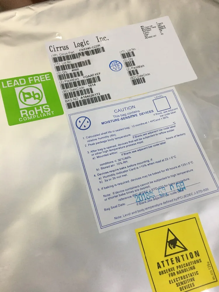 5340CZZ CS5340CZZ 5340CZ الصوت أ/د محول رقاقة