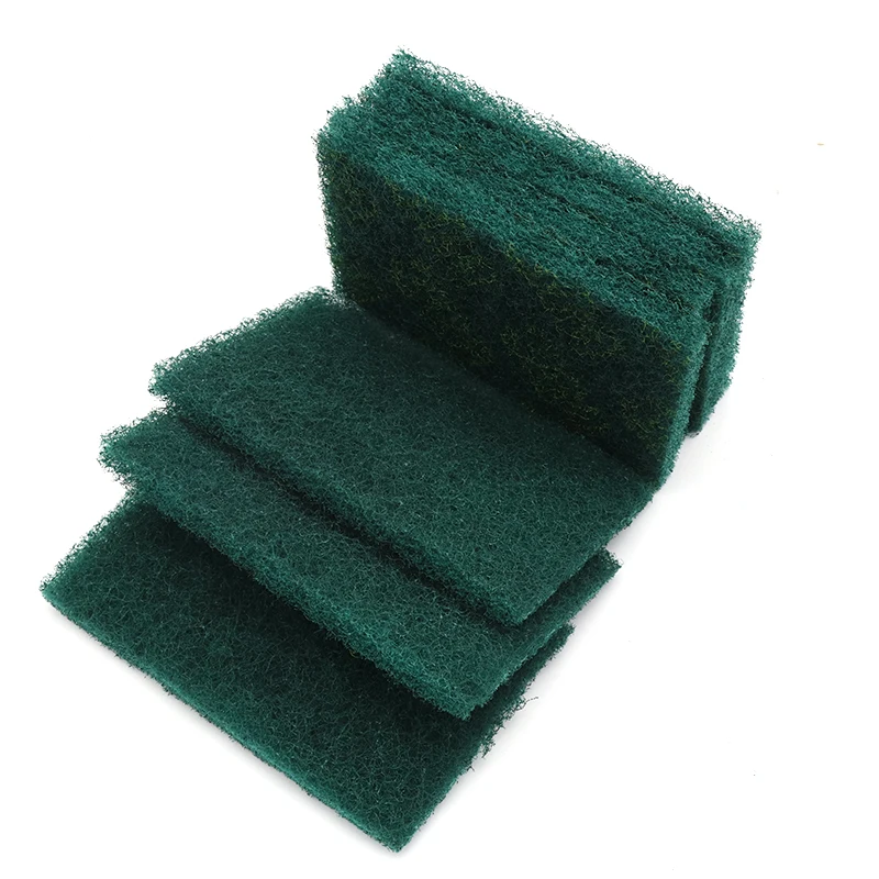 2pcs Industrial Scouring Pad Coarse Rust Removal Cloth Flexible Nonwoven Scouring Hand Pad Industry Kitchen Cleaning Cloth