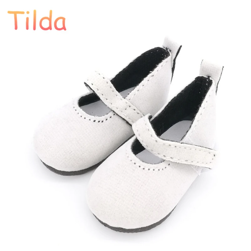 Tilda 5.6cm Mini Shoes For Paola Reina Doll,Fashion Mini Toy Shoes for Mia 1/4 Bjd Doll Footwear Shoes Accessories for Dolls