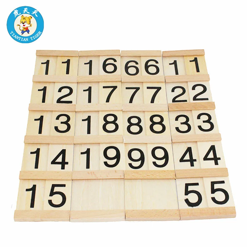 Montessori Math Developing Wooden Toys Learning Education Games Preschool Teaching Materials Seggen Plate