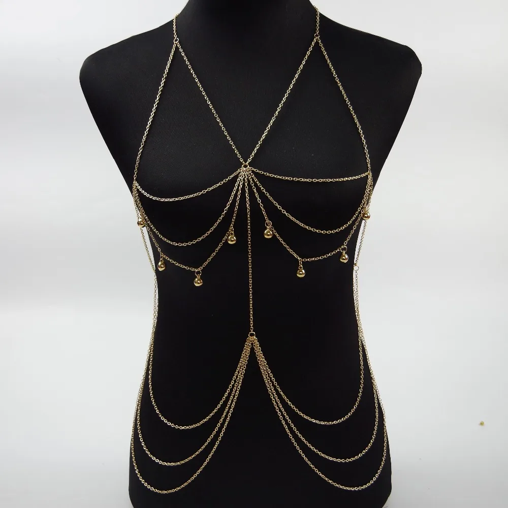 Women Chain Necklaces&Pendants Sexy Chest Neck Chains Necklace Fashion Collier Bijoux Layer Jewelry