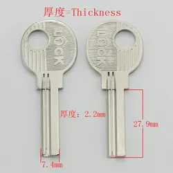 Best quality B270 House Home Door Key blanks Locksmith Supplies Blank Keys 20 pieces/lot