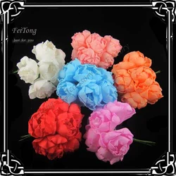 6pcs/lot Artificial PE  floral  fake flowers Hand bouquet   flowers Bridal bouquets