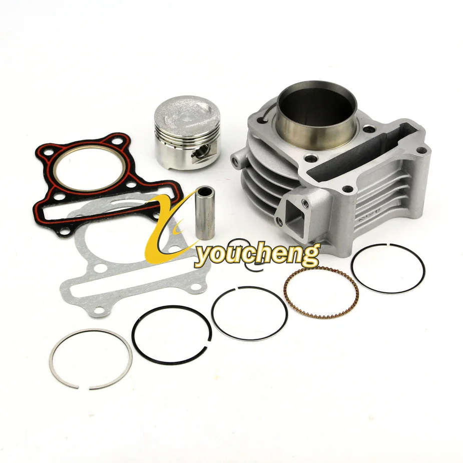 47mm Big Bore Cylinder kit Rebuild with Piston Kit GY6 72cc 80cc Chinese Scooter 139QMB 139QMA Moped ATV Engine Repair GY6-80TG