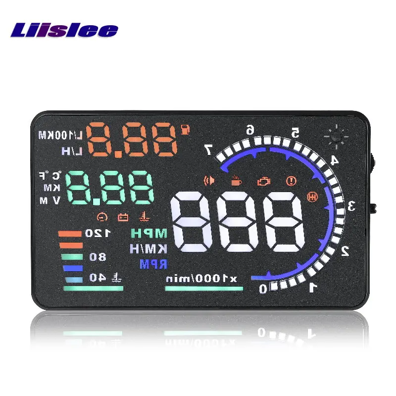 For Hyundai Avante/Elantra 2009-2019 Car HUD Head Up Display AUTO OBD Safe Screen Projector Refkecting Windshield