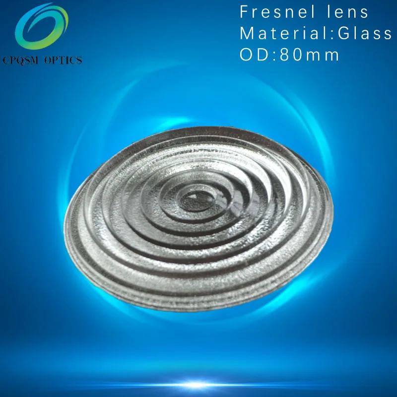 Glass fresnel lens 80mm