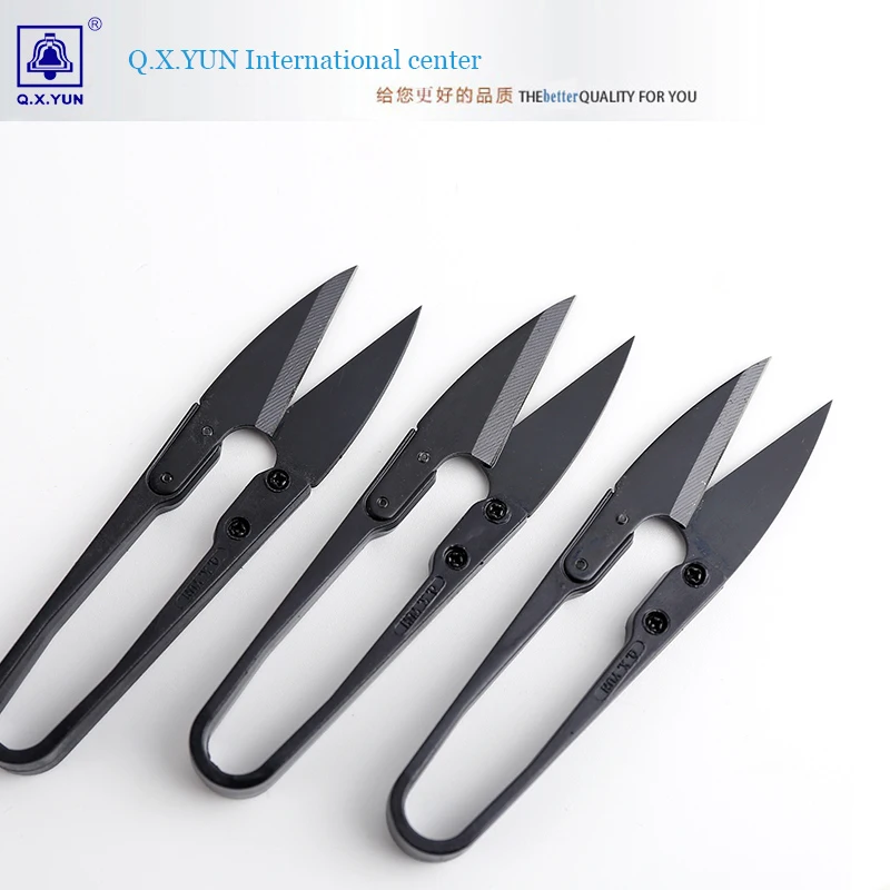 Q.X.YUN HIGH QUALITY Yarn scissors TC-805B thread clips Plastic handle scissors