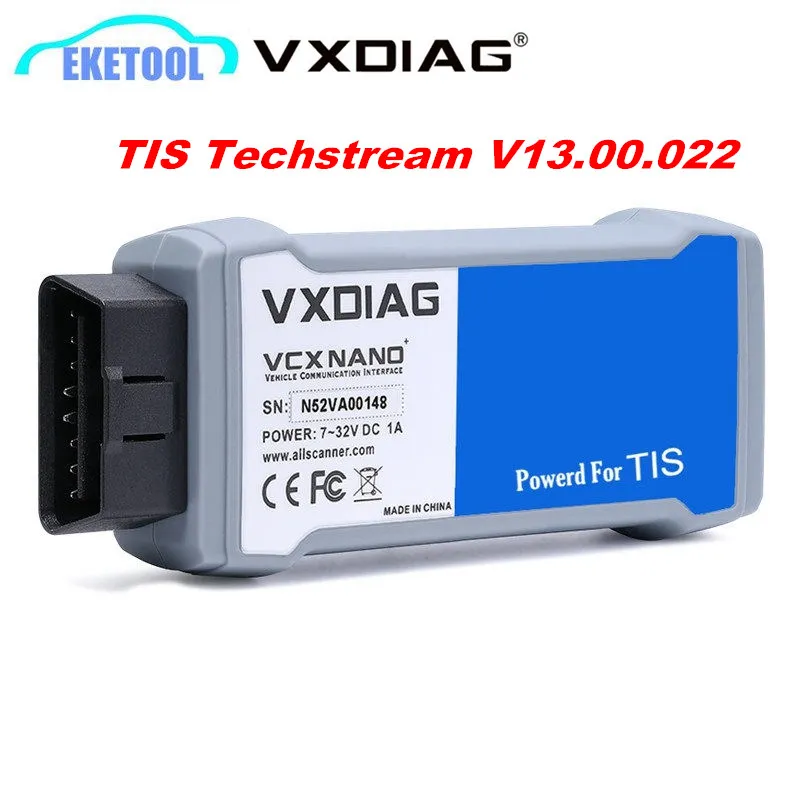 Professional Diagnostic VXDIAG for Toyota TIS Powered V13.00.022 VXDIAG VCX NANO For TOYOTA Techstream Programming Automotive