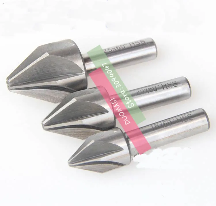 1PCS 6mm-50mm 90 Degree HSS Chamfer Cutter Chamfering Drilling Mill Drill Set Milling Cutting Tool(6/8/10/16/20/25/30/40/50mm)