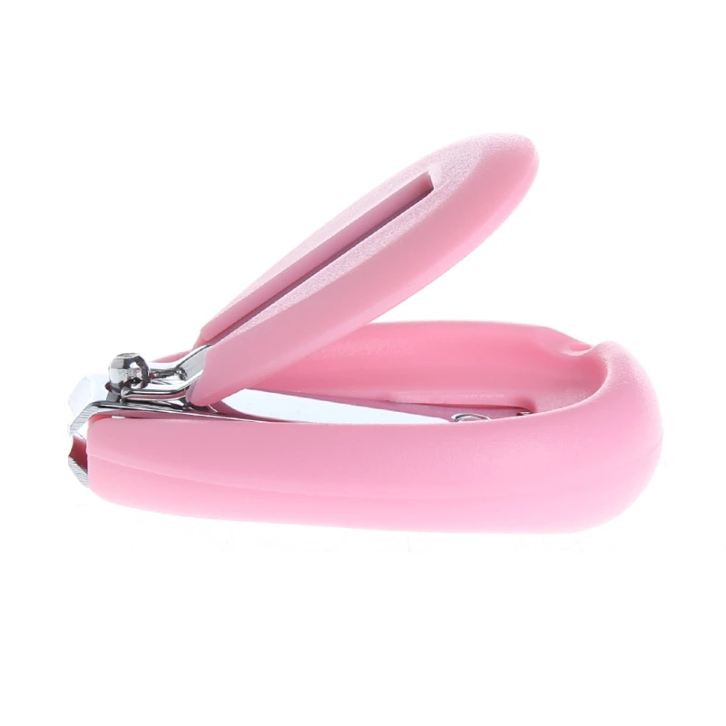 Nowy 1Pc Baby Nail Clipper Safety Cutter maluch niemowlę Scissor Manicure pielęgnacja Pedicure losowy kolor