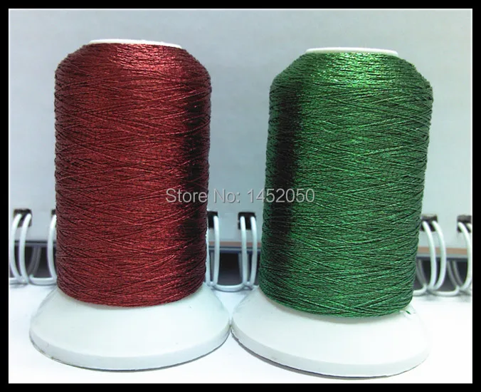 4 Colors Metallic Embroidery Thread + One White Polyester Thread for Brother Home Embroidery Machine