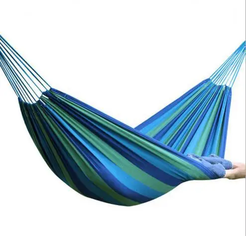 Single People Outdoor Indoor Hammock Hamac Home Travel Portable Camping Bed Garden Swing Hammoc 190*80cm Max 120KGS
