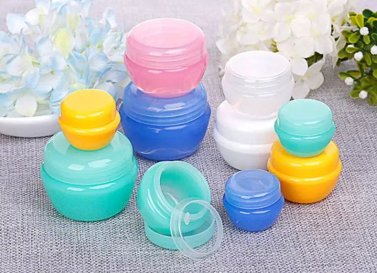 

Small Portable lastic Empty Makeup Bottle Travel Empty Makeup Jar Pot Travel Face Cream/Lotion/Cosmetic Container 5g/10g/20g