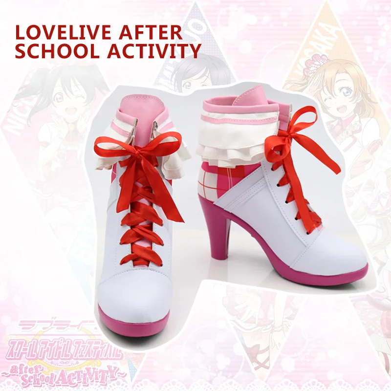 

New LoveLive after school ACTIVITY Cosplay Boots LOVE LIVE Dream Gate Anime Shoes Custom Made