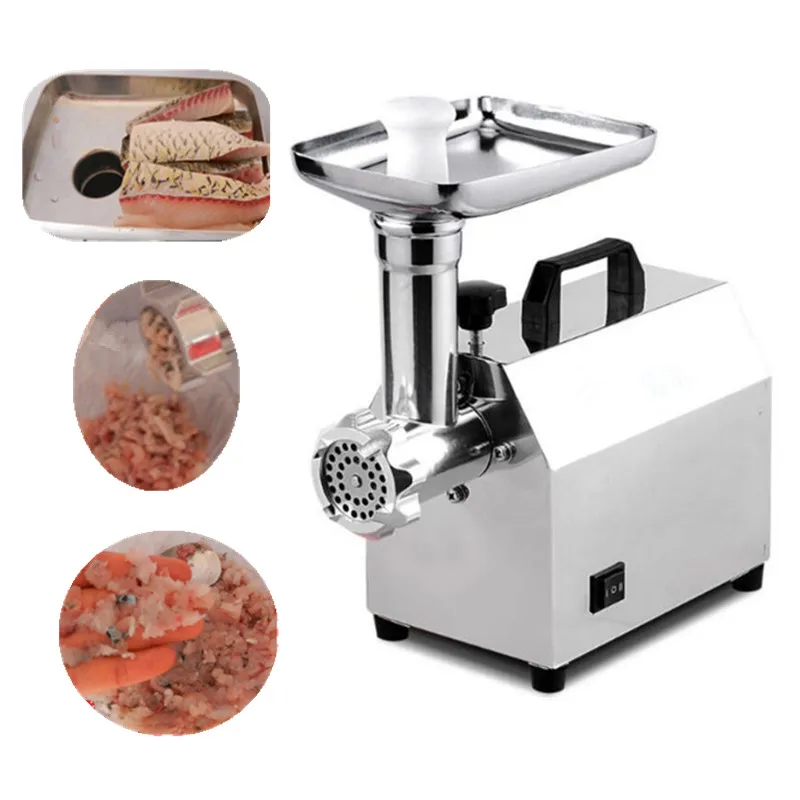 Automatic electric meat grinder for kitchen multifunction food processor household spice fish meat chopper